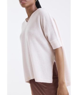 Women's Venetia Vee V-Neck 100% Cashmere Sweater