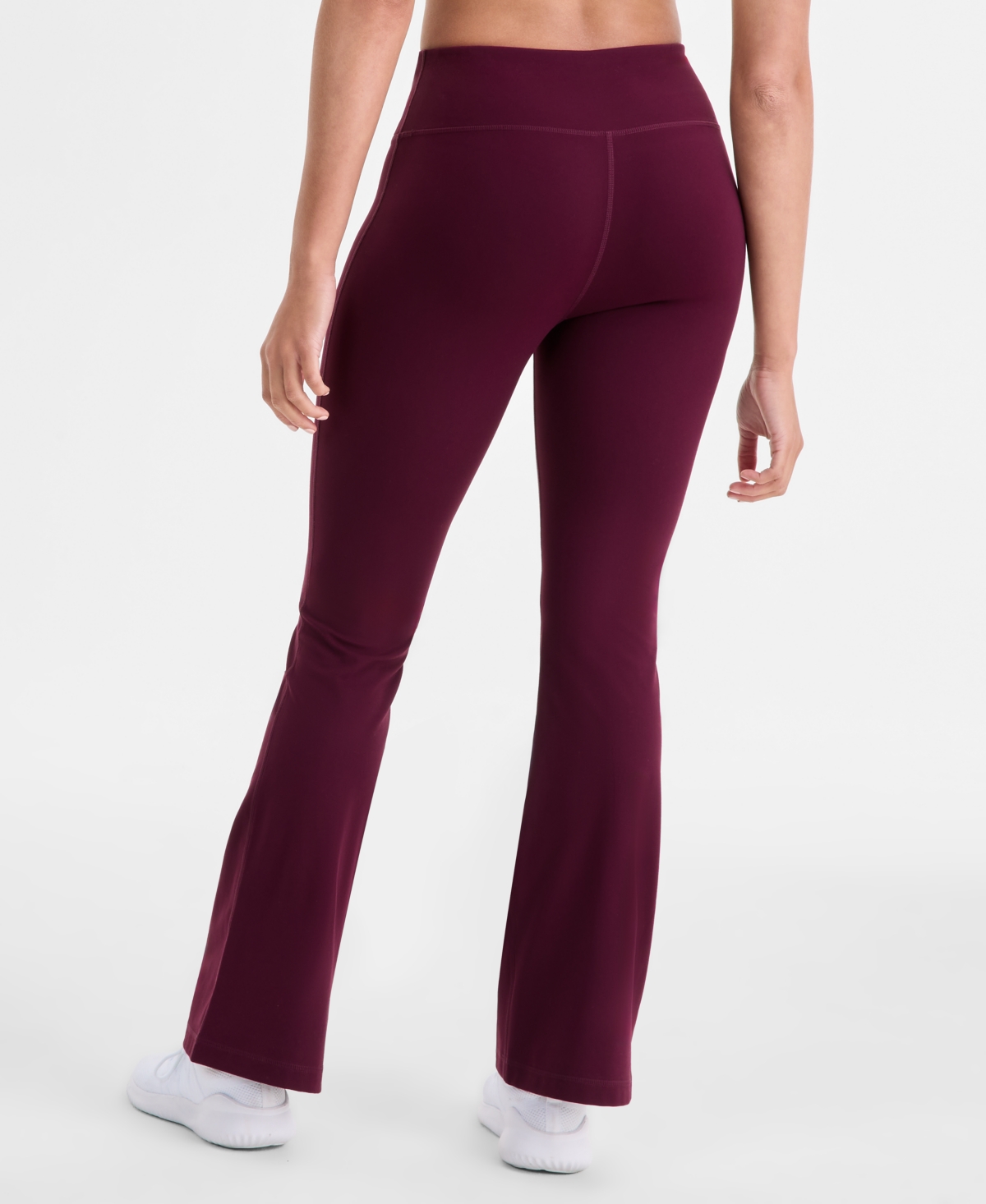 Id Ideology Women's Studio High Rise Flare Leggings, Created For Macy's In Brown