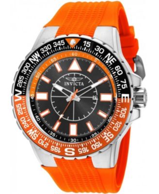 Men's 19268 Aviator  Quartz 3 Hand Black Dial Watch