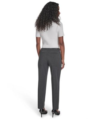 Petite Pinstripe Highline Pants