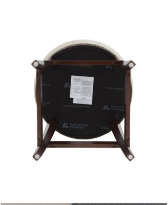 Lucia 37.2" Chenille Upholstered Counter Stool