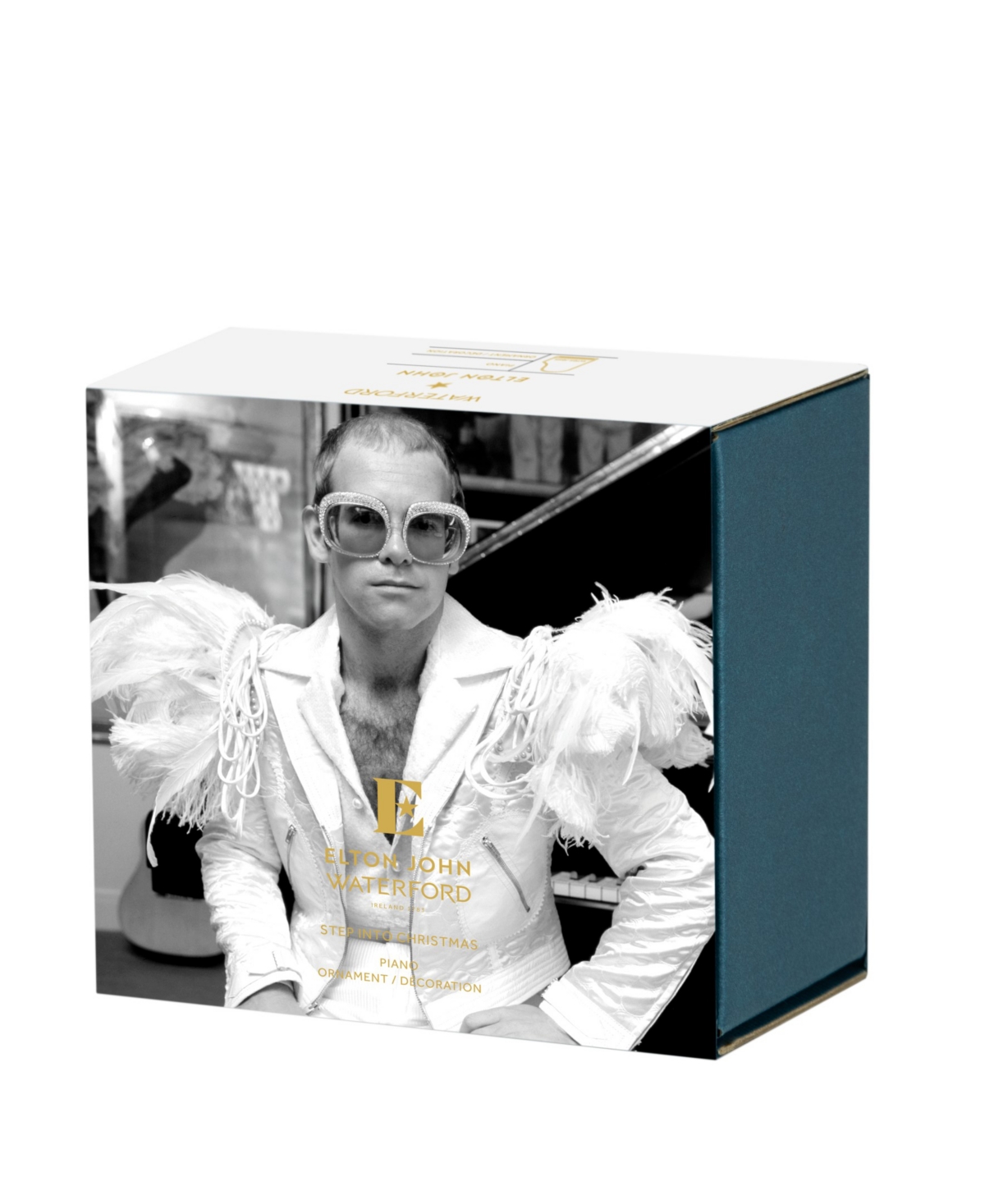 Waterford Elton John Piano Ornament In Transparent
