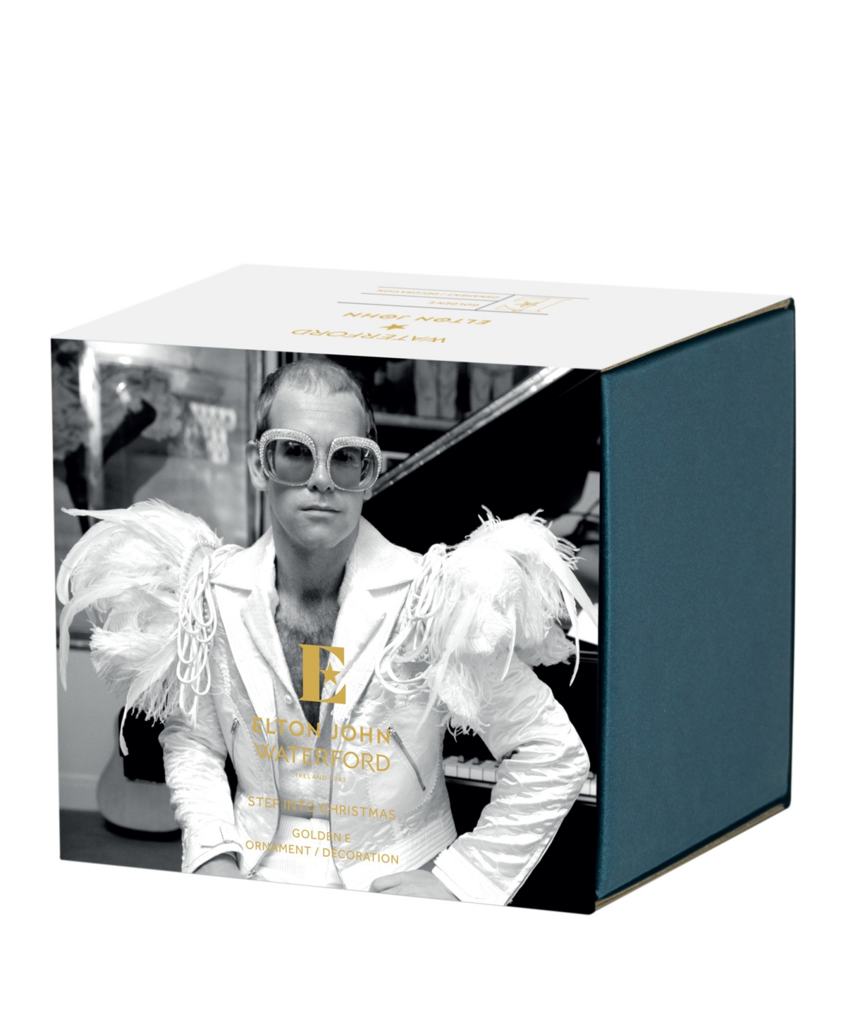 Waterford Elton John E Icon Bauble Ornament In Multi