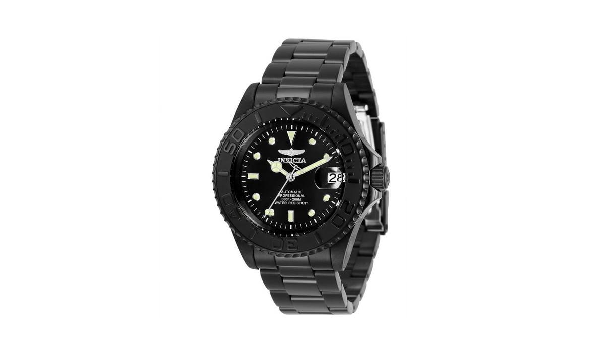 Invicta Men's Pro Diver Automatic 3 Hand Black Dial Watch
