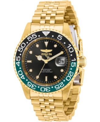 Men's 36043 Pro Diver Quartz 3 Hand Black Dial Watch