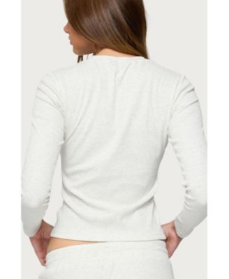Women's Cicilia Long Sleeve Ribbed T Shirt