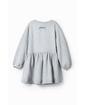 Girls's Dress with flower illustration