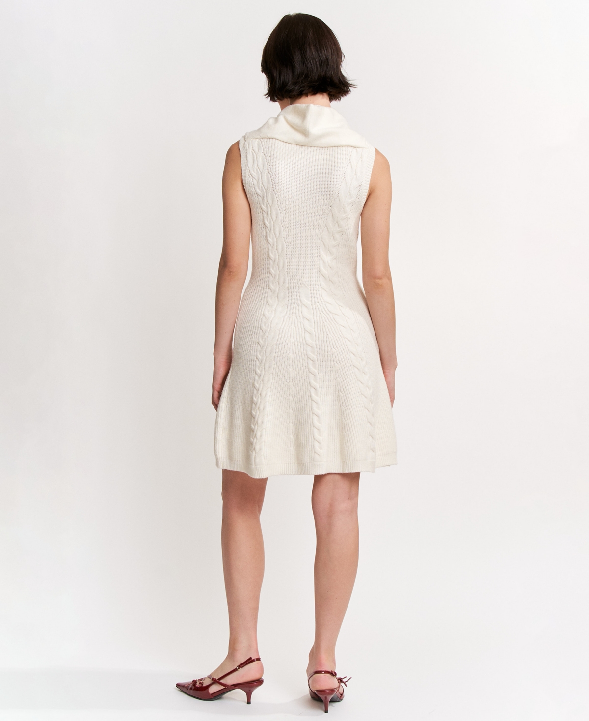 En Saison Women's Stenson Mini A-line Dress In White