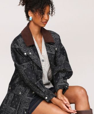 Women's Asymmetrical Utility Trench Coat