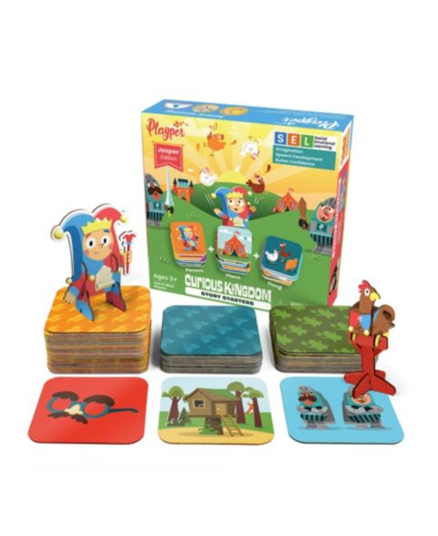 Детская карточная игра Playper Story Starters Jasper the Jester Card Game, Ages 3+, цвет: Разноцветный