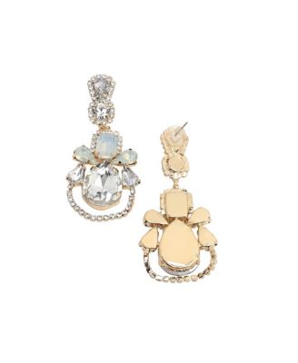 Rhinestones Drop Earrings