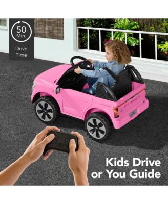 Kids 12V Ride On Car Officially Licensed Ford Lightning Truck w/ Remote, LED Lights