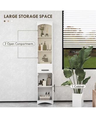 Bathroom Cabinet Space Saver for Towels and Essentials with Durable Build