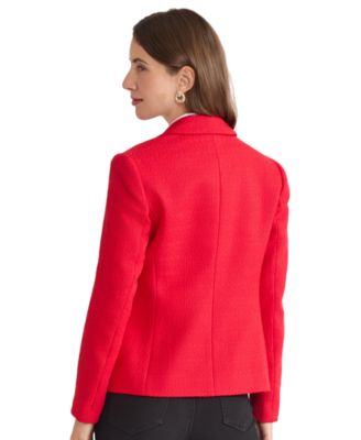 Petite Double Breasted Long Sleeves Jacket