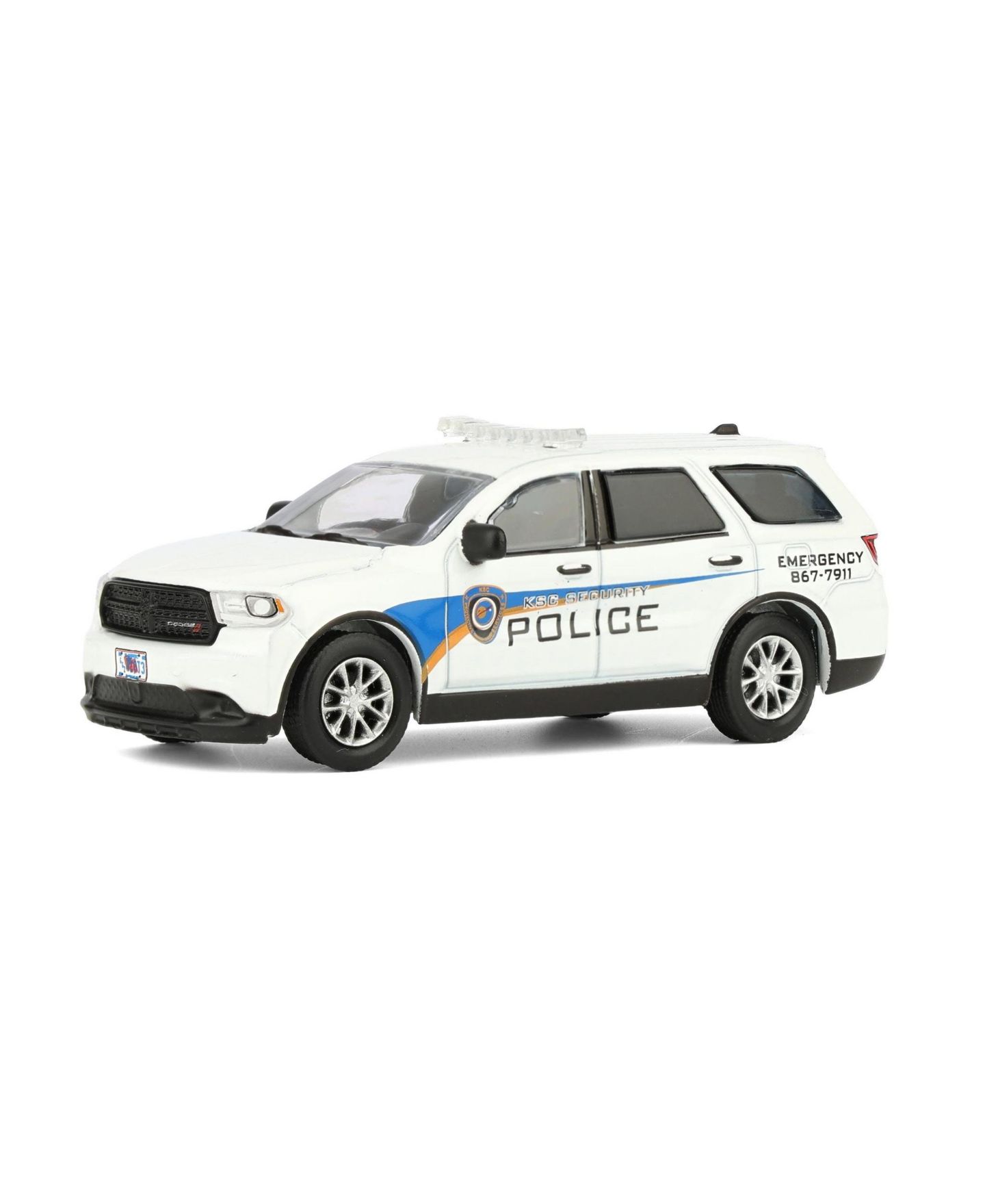 Детская игрушка Greenlight 1/64 Scale 2017 Dodge Durango Kennedy Space Center Security Die-Cast Metal Collectible Toy Car — фото 1