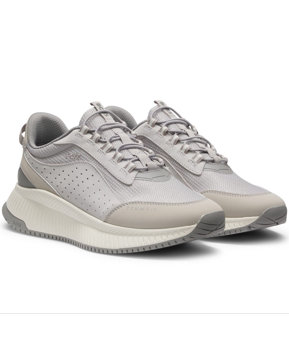 Boss by Hugo Men's Suede Trims Ttnm Evo Trainers Shoes