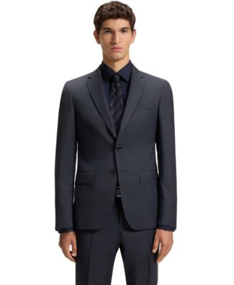 Men's 2-Piece Wool Slim-Fit Suit