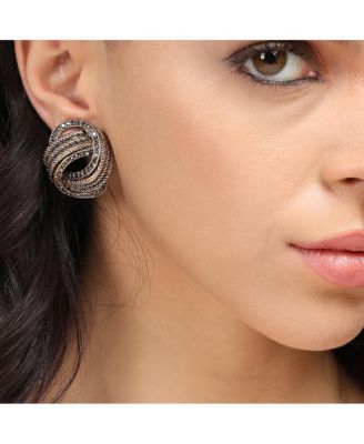 Twisted Rope Drop Earrings