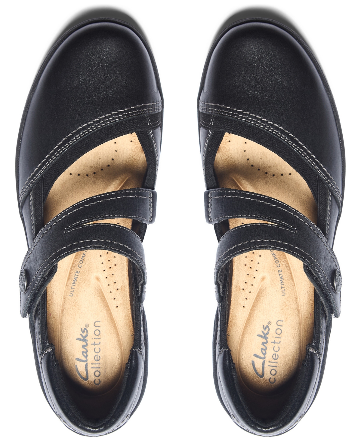 Clarks Collection Women's Bryianne Mary Jane Shoes In Black