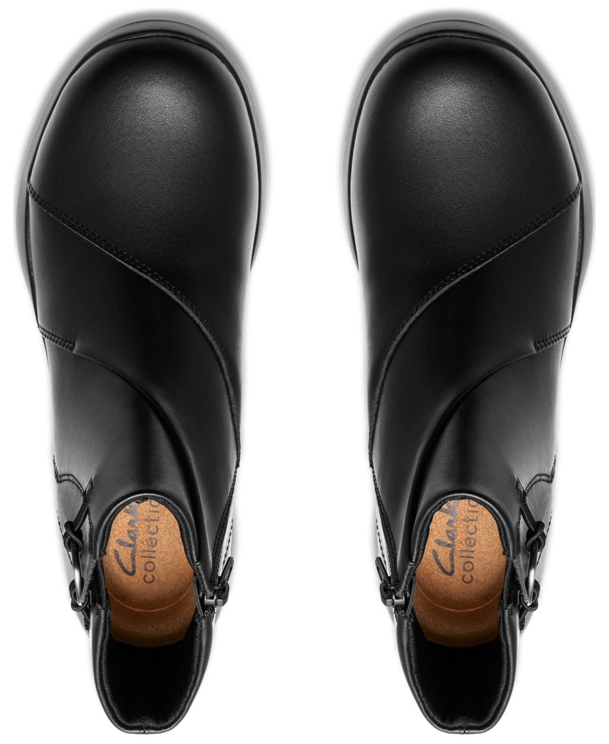 Clarks Collection Women's Ellowyn Deva Wedge Booties In Black
