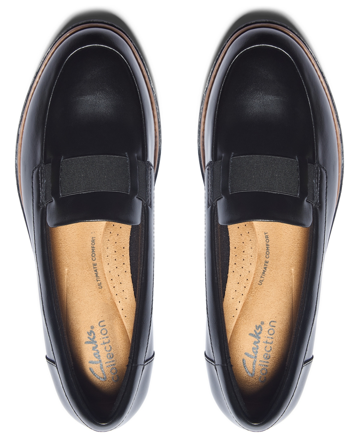 Clarks Collection Women's Sharon Pace Slip On Shoes In Black