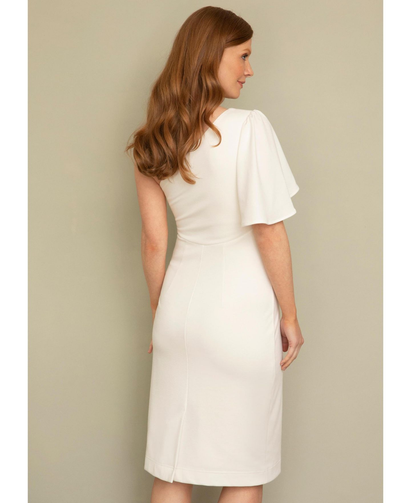 Женское платье Tiffany Rose Maternity Taylor One Shoulder, цвет: Слоновая кость — фото 2