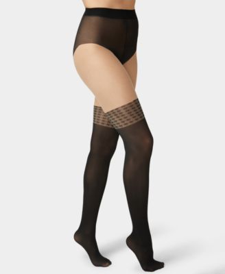 Hue - Women's Faux Thigh High Tights