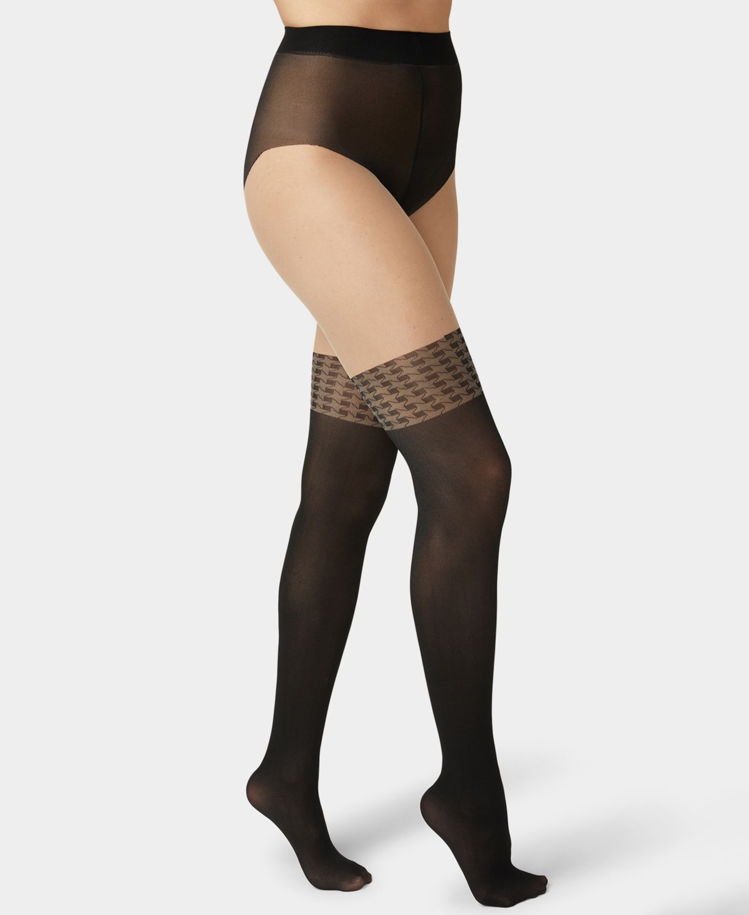 Women's Faux Thigh High Tights U24619