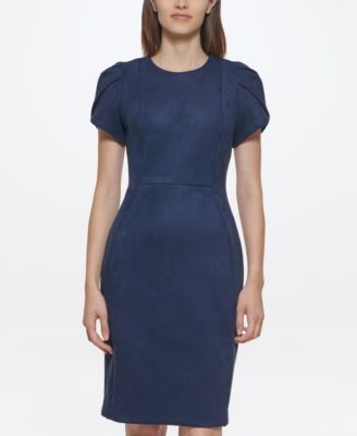 Women's Tulip Sleeve Short Dress