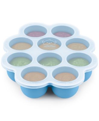 Prep Silicone Baby Food Freezer Tray with Clip-on Lid, 2oz x 10 Silicone Freezer Molds, BPA-Free Baby Food Storage