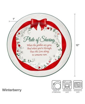 Red Ribbon Sharing Plate