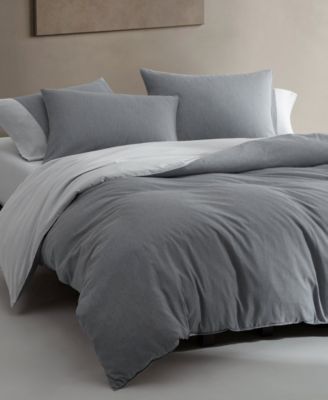 Contrast Weave Rekoop Sateen 3-Pc. Duvet Cover Set, Queen