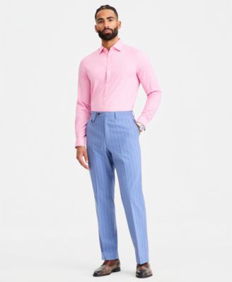 Men's Classic-Fit Blue Stripe Suit Separates Pants