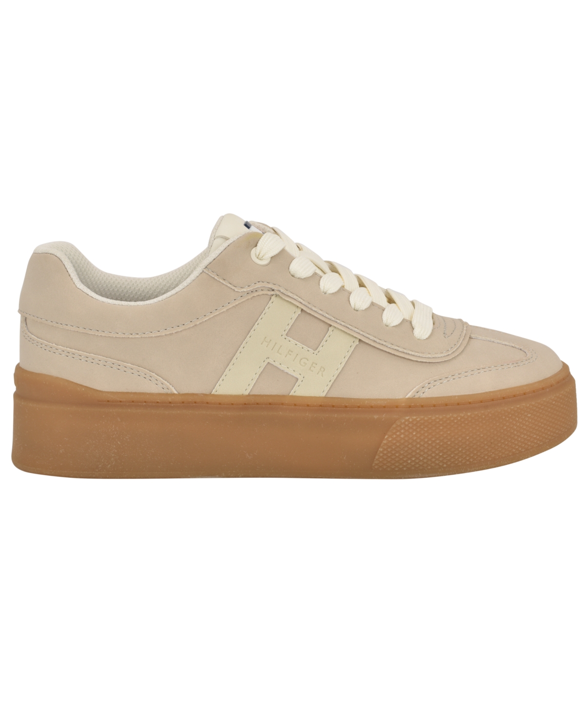 Tommy Hilfiger Women's Celmi Lace-up Fashion Sneakers In Neutral