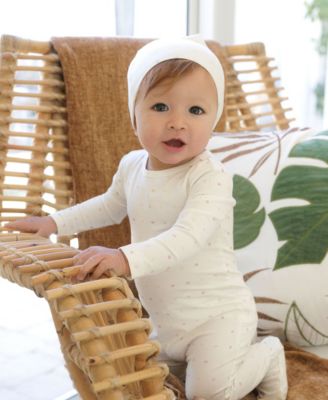 Baby Girls Polka Dot Footie