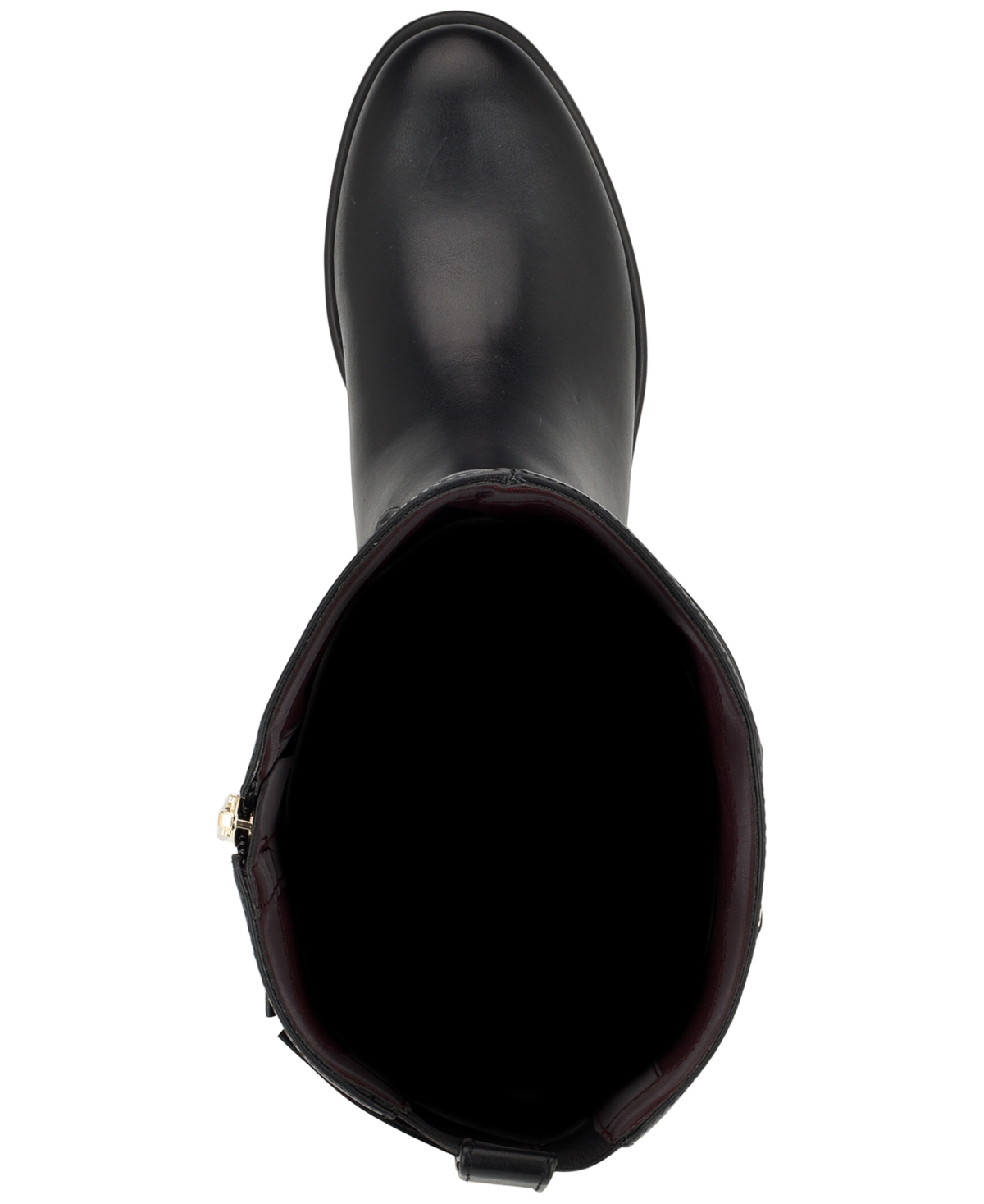 Tommy Hilfiger Womens Iviann Tall Riding Boots Regular Wide Calf In Black