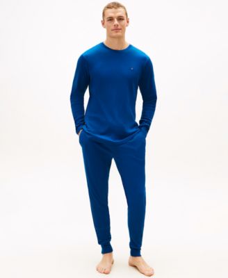 Men's Ribbed Long-Sleeve Pajama Shirt