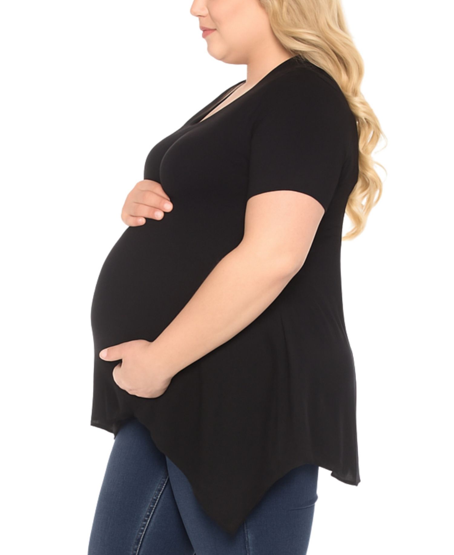 Women's Shirred Maternity Top
