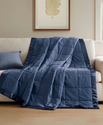 Windom Lightweight Down Alternative Satin Trim Blanket, Twin