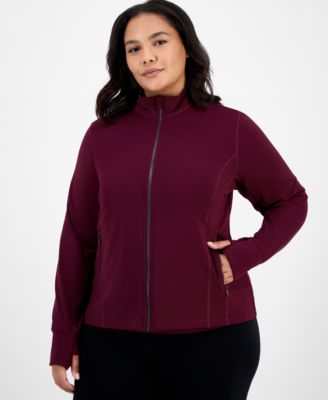 Plus Size Studio Full-Zip Jacket