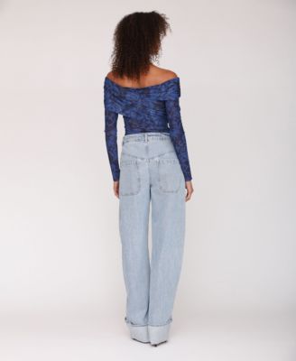 Women's Off-The-Shoulder Bodysuit Top