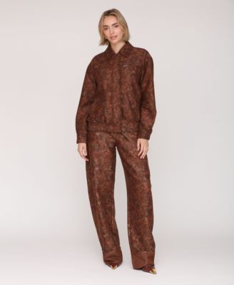 Women's Oversized Bomber Jacket