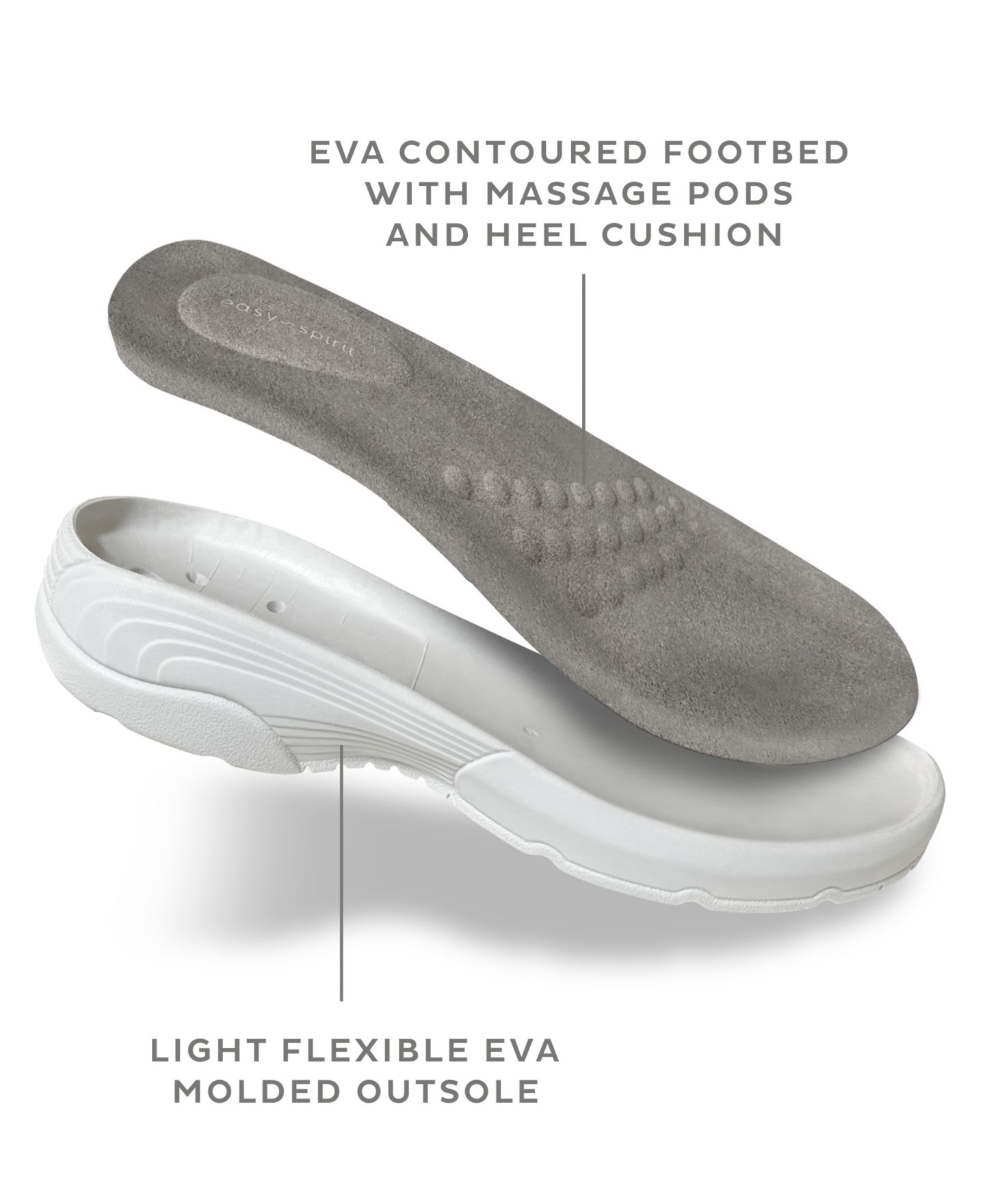 Женские сандалии Easy Spirit Traciee Lightweight Flat Easy-On, цвет: Золотой — фото 6