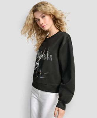 Women's Empire State Building Graphic Print Sweatshirt