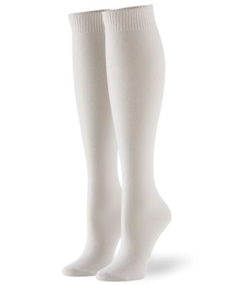 Women's Flat Knit Knee High Socks 3 Pair Pack
