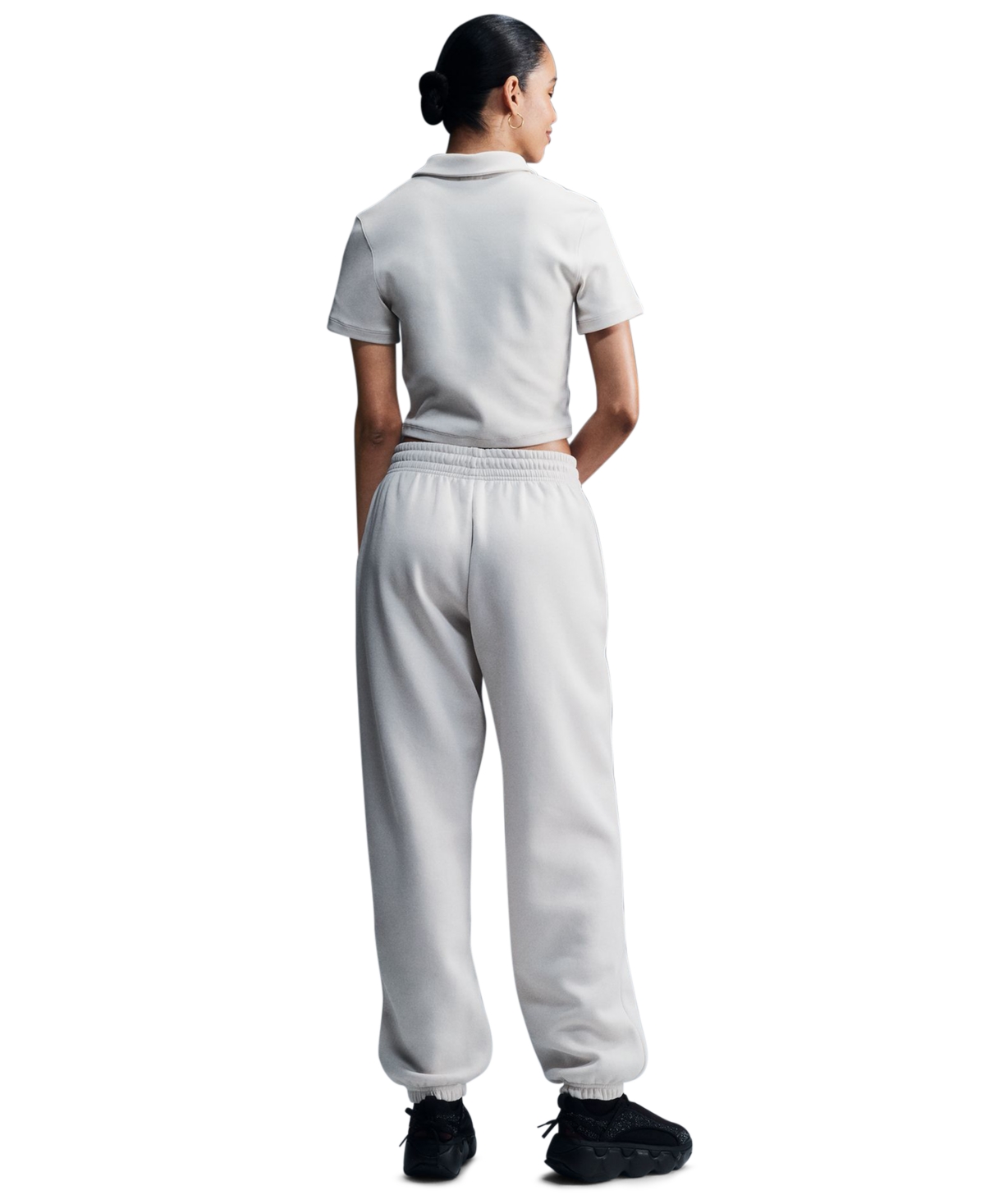 Nike Women's Sportswear Phoenix Fleece Oversized High-waisted Jogger Pants In Neutral