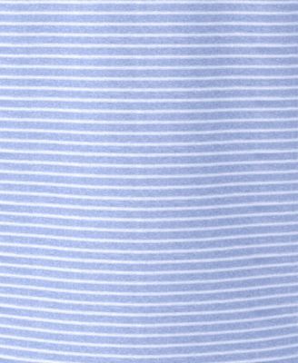 Men's Heathered Stripe Golf Polo Shirt