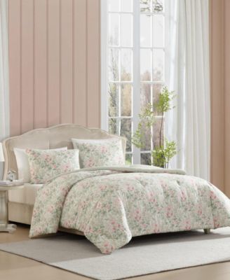 Arden Floral Washed Microfiber 7-Pc. Comforter Set, Full/Queen