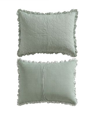 Gracie's Gingham Cotton 2-Pc. Quilt Set, Twin