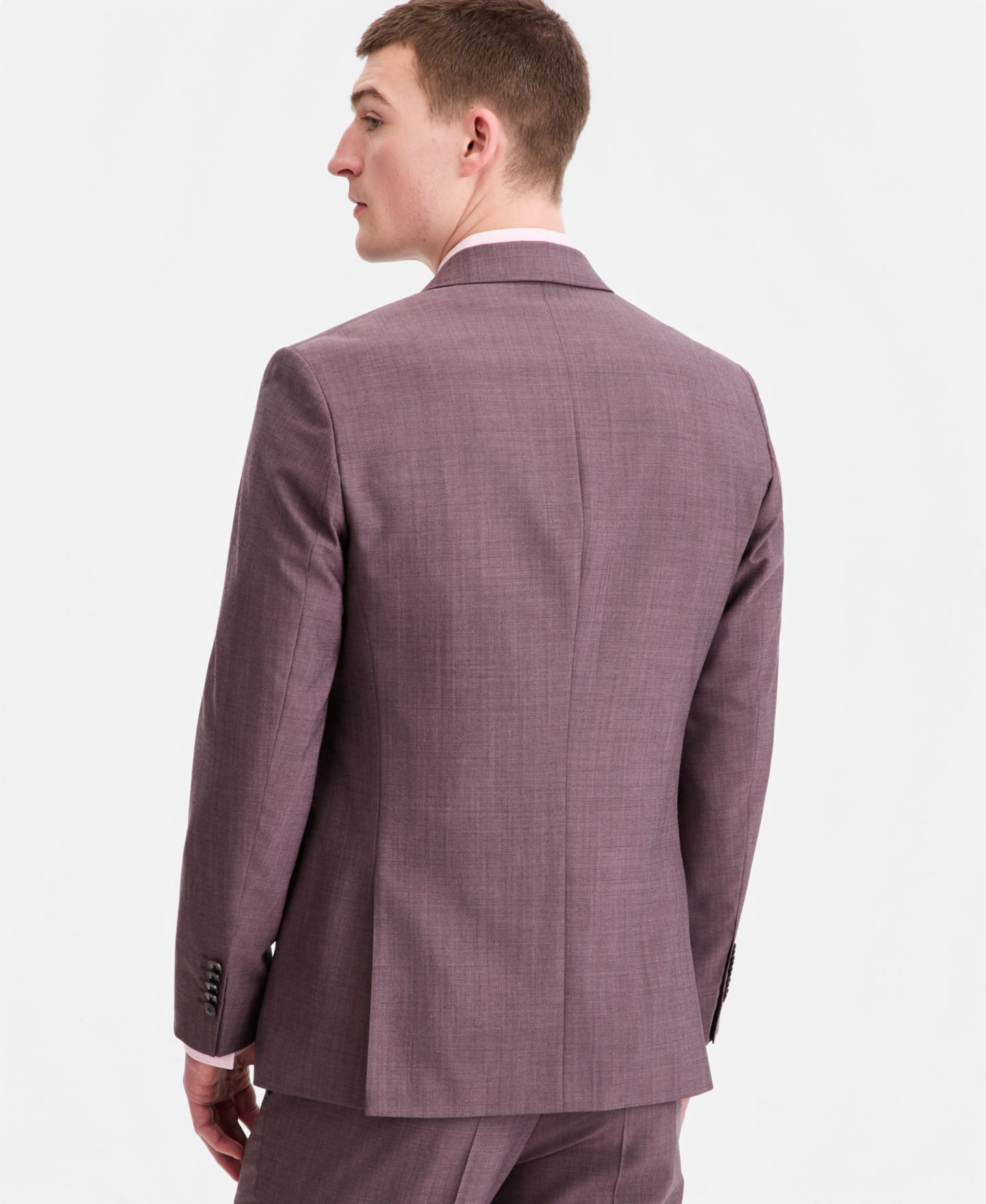 Мужской пиджак Hugo Boss Modern-Fit Double Breasted Suit, цвет: Пастельный коричневый — фото 2